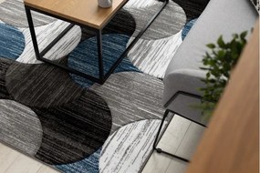 Kusový koberec ALTER Geo mušľa modrý