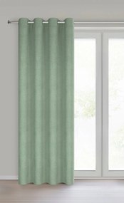 ZÁVES NA KRÚŽKOCH LINDA 140X250 CM ZELENÁ