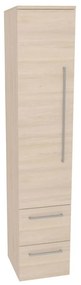 Mereo, Mereo Bino, kúpeľňová skrinka vysoká 163 cm, ľavá, Multidecor, Javor Hard šampanský, MER-CN697JHS2