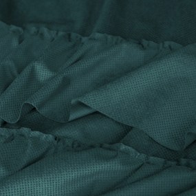 ZATEMŇOVACÍ ZÁVES NA KRÚŽKOCH MEGI 140X250 CM TMAVOZELENÁ