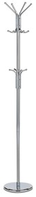 Kovový stojanový vešiak Autronic 80001-06B CR – lesklý chróm, 182 cm