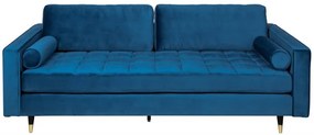 (2693) COZY VELVET moderná pohovka modrý zamat 225cm