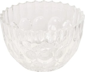 Sklenená dóza s vekom na cukrovinky - Ø 14 * 17 cm