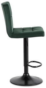 PROXIMA.store - Čalúnená barová stolička NERO FARBA: zelená
