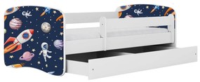 Detská posteľ Babydreams vesmír biela