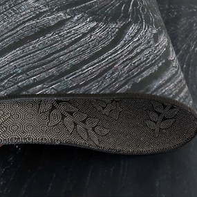 DY Čierno-zlatý koberec s motívom dreva Black N 11 Rozmer: 60x100 cm