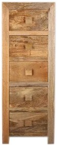 furniture-nabytek.cz - Zásuvková komoda masív z dreva manga 60x120x45