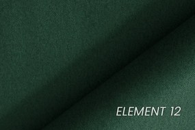 Posteľ Boxspring Wasil 160x200 s úložným priestorom - zelený hydrofóbny zamat Element 12