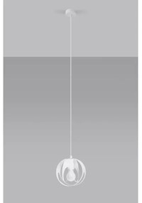 Sollux SL.1083 - Luster na lanku TULOS 1xE27/60W/230V biela