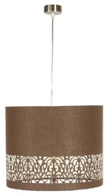 Luster na lanku ARABESCA 1xE27/60W/230V hnedá