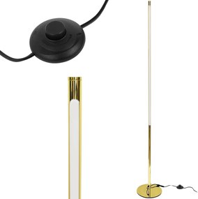Toolight Toolight, LED podlahová lampa 145cm, 12W, APP1416-F, zlatá lesklá, OSW-05416
