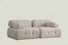 Dvojmiestna luxusná pohovka Doblo Cream Bouclette