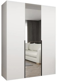 Skriňa Alicante II 150 biela/čierna