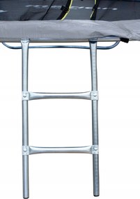 JU Trampolína 8 ft s rebríkom a vnútornou sieťou, čierna