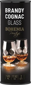 BOHEMIA PRESTIGE DESIRE POHÁR NA KOŇAK V TUBE 530 ML SADA 2KS
