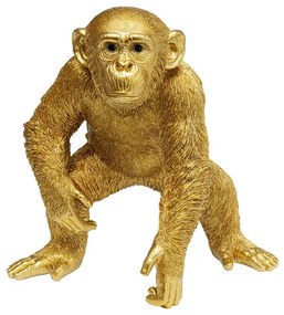 Playing Ape dekorácia zlatá