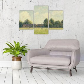 Obraz - Camille Pissarro, Hampton Court Green, reprodukcia (90x60 cm)