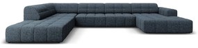 Modrá rohová pohovka (ľavý roh/do "U") Chicago – Cosmopolitan Design