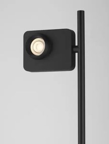 LED stmievateľný čierna stojaca lampa Kedros