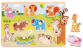 Vkladacie puzzle Zvieratá