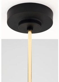 Jupiter 2087 - Luster na tyči RAMIREZ 3xE27/15W/230V zlatá/čierna