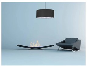 Závesné svietidlo Shade, 1x textilné tienidlo (výber z 2 farieb), (výber z 3 farieb konštrukcie), (fi 50cm), ch