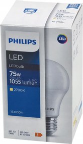 LED žiarovka E27 PHILIPS 10W 1055lm 2700K A60 - tepla biela