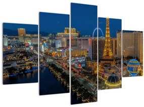 Obraz nočného Las Vegas (150x105 cm)