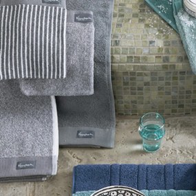 Vandyck uterák Home Mouline Mole grey - 30x50 cm