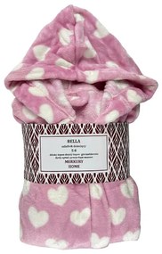 Župan Bella svetloružový/ecru 5-8 rokov Merkury Home