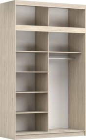 Šatníková skriňa VICTOR III 150 - biela (viac variant)