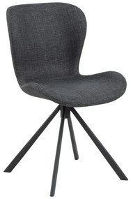 Tmavosivé jedálenské stoličky v súprave 2 ks Batilda – Actona