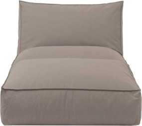 Hnedé polstrované vonkajšie ležadlo Blomus Stay