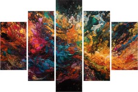 Obraz - Farebná abstrakcia II. (150x105 cm)