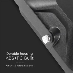 LED solárny reflektor so senzorom LED/30W/6,4V/6400K