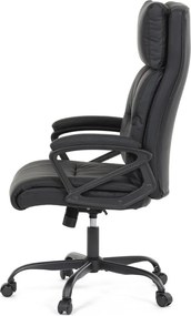 Kancelárske kreslo PEDRO — ekokoža, čierna