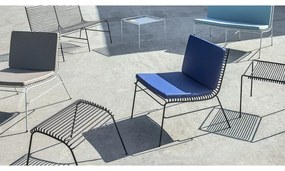 Biele kovové záhradné kreslo String – Hübsch