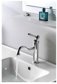 Stojančeková umývadlová batéria v lesklej striebornej farbe Vienna – Sapho