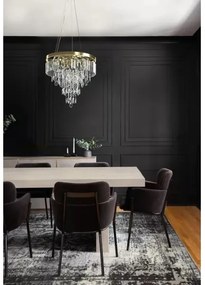 Azzardo AZ4905 - Krištáľový luster na lanku KALABRIA 12xG9/40W/230V