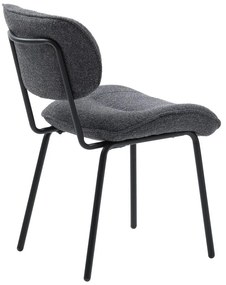 Tmavosivá jedálenská stolička Buffalo – Unique Furniture