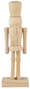 Ib Laursen Drevená soška Nutcracker Square Feet Natural 31 cm