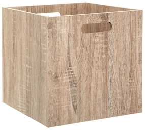 Úložný box Wood, 31x31x31 cm, hnedá