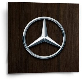 Sablio Obraz Logo 5 Drevo - 50x50 cm