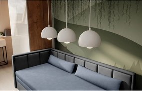 Modrá/sivá ženilková rozkladacia/s úložným priestorom pohovka 214 cm Fulgeo – ELTAP