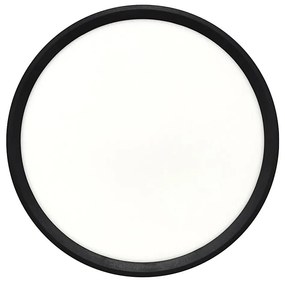 LED stropné svietidlo LED/24W/230V 3000/4000/6500K pr. 30 cm čierna