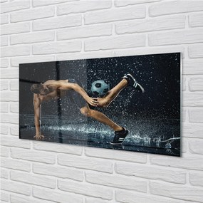 Obraz plexi Lopta rain man 125x50 cm