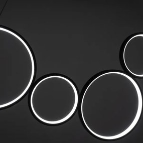 Brilagi - LED závesný luster ECHO na lankách LED/60W/230V 4000K 100 cm čierny