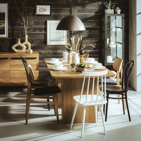 Jídelní rozkládací stůl London 40 160/240 cm z masivu dub přírodní