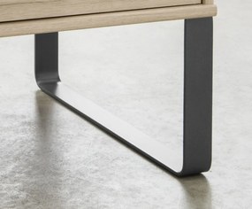 Set nočných stolíkov (2 ks) Brüssel, kamenný dub/šedá