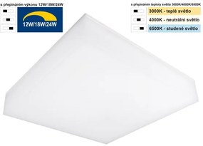 Top Light - LED Kúpeľňové stropné svietidlo BOXTER LED/24W/230V IP54 28x28 cm